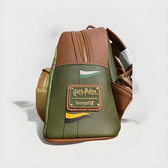 Loungefly Green and Gold Backpack, NWT main image 4